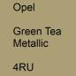 Preview: Opel, Green Tea Metallic, 4RU.